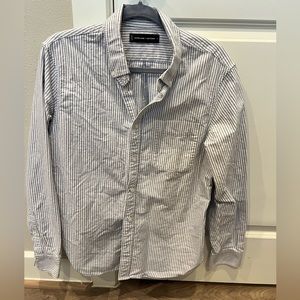 Men’s Everlane Uniform Oxford Striped Shirt Size Medium